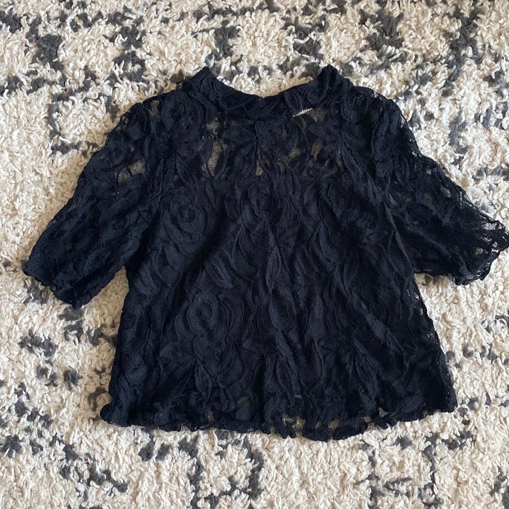 Black Lace Top